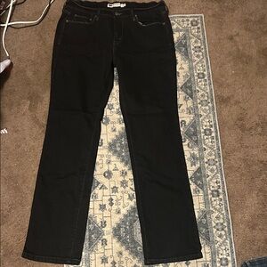 Levi's Women's Straight Leg Black Jeans